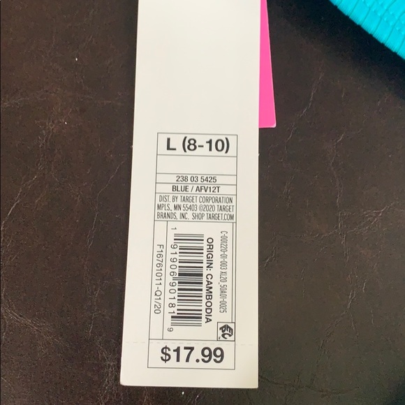 NWT TIE DIE BIKINI BOTTOMS & BLUE BIKINI TOP - Picture 6 of 11